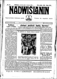 Nadwiślanin. Gazeta Ziemi Chełmińskiej, 1935.08.08 R. 17 nr 94