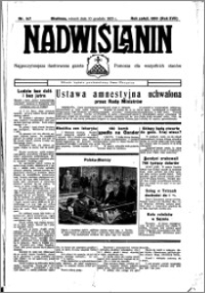 Nadwiślanin. Gazeta Ziemi Chełmińskiej, 1935.12.10 R. 17 nr 147