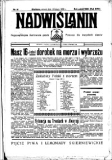 Nadwiślanin. Gazeta Ziemi Chełmińskiej, 1936.02.12 R. 18 nr 16