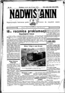 Nadwiślanin. Gazeta Ziemi Chełmińskiej, 1936.02.25 R. 18 nr 22