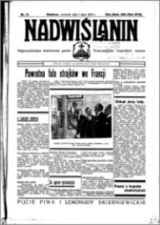 Nadwiślanin. Gazeta Ziemi Chełmińskiej, 1936.07.02 R. 18 nr 74