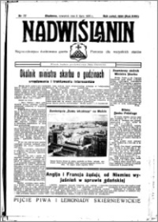 Nadwiślanin. Gazeta Ziemi Chełmińskiej, 1936.07.09 R. 18 nr 77