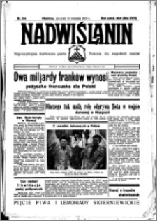 Nadwiślanin. Gazeta Ziemi Chełmińskiej, 1936.09.10 R. 18 nr 104