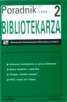 Poradnik Bibliotekarza 1996, nr 2