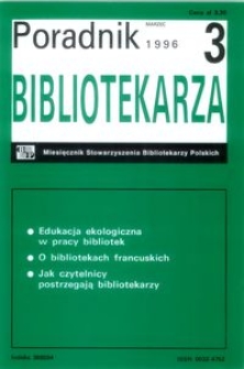 Poradnik Bibliotekarza 1996, nr 3