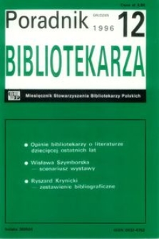 Poradnik Bibliotekarza 1996, nr 12