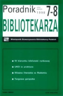 Poradnik Bibliotekarza 1998, nr 7-8