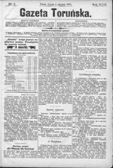 Gazeta Toruńska 1889, R. 23 nr 4
