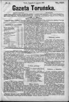 Gazeta Toruńska 1889, R. 23 nr 14