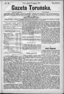 Gazeta Toruńska 1889, R. 23 nr 19