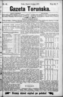 Gazeta Toruńska 1890, R. 24 nr 46