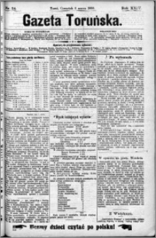 Gazeta Toruńska 1890, R. 24 nr 54