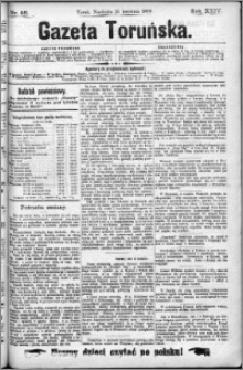 Gazeta Toruńska 1890, R. 24 nr 85