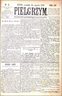 Pielgrzym, pismo religijne dla ludu 1884 nr 5