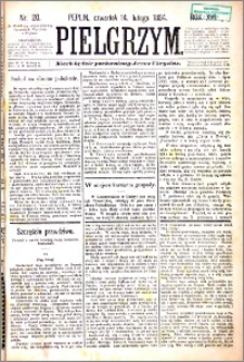 Pielgrzym, pismo religijne dla ludu 1884 nr 20