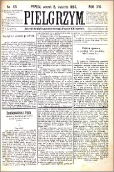 Pielgrzym, pismo religijne dla ludu 1884 nr 42