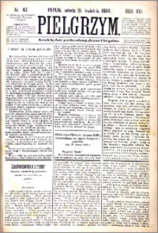 Pielgrzym, pismo religijne dla ludu 1884 nr 47