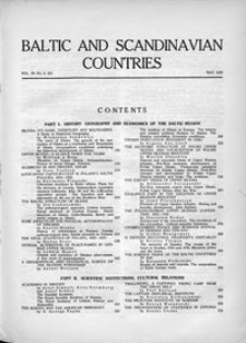 Baltic and Scandinavian Countries Vol. 3 no. 2 (1937)