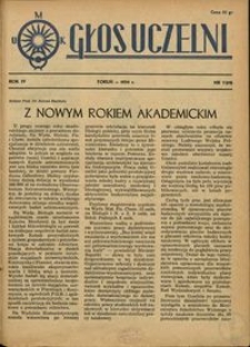 Głos Uczelni / UMK R. 4 nr 7 (19) (1954)