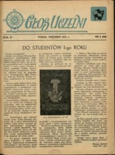 Głos Uczelni / UMK R. 5 nr 8 (29) (1955)