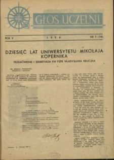 Głos Uczelni / UMK R. 5 nr 2 (34) (1956)