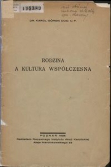 Rodzina a kultura współczesna