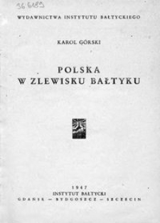 Polska w zlewisku Bałtyku