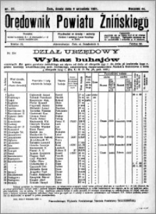 Orędownik Powiatu Żnińskiego 1931.09.09 R.44 nr 57