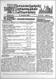 Chrześcijański Informator Kulturalny 1988.11.06 R.3 nr 11 (22)