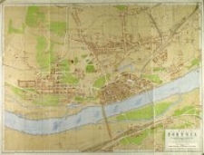 Plan miasta Torunia