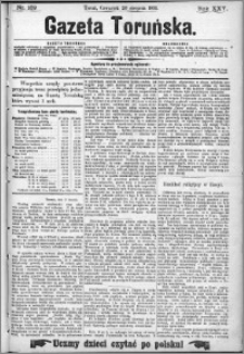 Gazeta Toruńska 1891, R. 25 nr 189