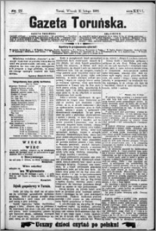 Gazeta Toruńska 1892, R. 26 nr 37