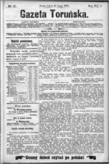 Gazeta Toruńska 1892, R. 26 nr 47