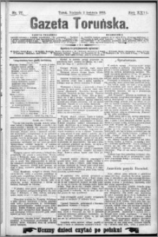 Gazeta Toruńska 1892, R. 26 nr 77