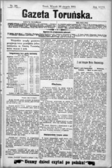 Gazeta Toruńska 1892, R. 26 nr 198