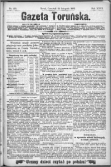 Gazeta Toruńska 1892, R. 26 nr 271