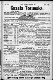 Gazeta Toruńska 1892, R. 26 nr 273