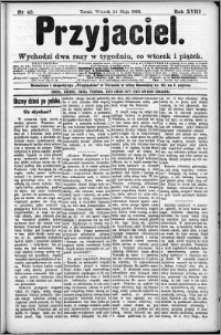 Przyjaciel : pismo dla ludu 1892 nr 42