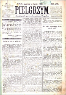 Pielgrzym, pismo religijne dla ludu 1885 nr 1