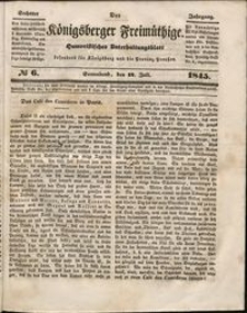 Königsberger Freimüthige Jg 6 nr 6 (12 Juli 1845)