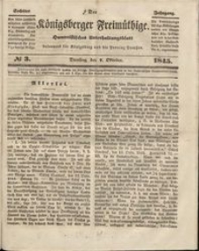 Königsberger Freimüthige Jg 6 nr 3 (7 October 1845)