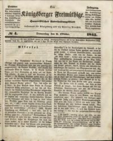 Königsberger Freimüthige Jg 6 nr 4 (9 October 1845)