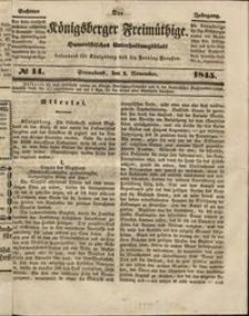 Königsberger Freimüthige Jg 6 nr 14 (1 November1845)