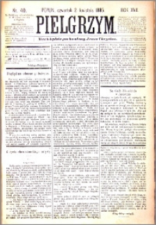 Pielgrzym, pismo religijne dla ludu 1885 nr 40