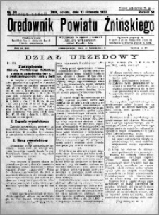 Orędownik Powiatu Żnińskiego 1937.11.13 R.51 nr 30