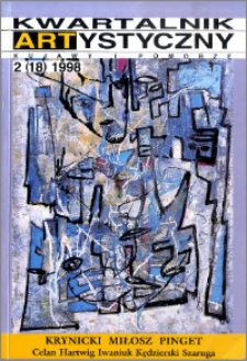 Kwartalnik Artystyczny : Kujawy i Pomorze 1998 nr 2(18)