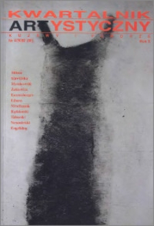 Kwartalnik Artystyczny : Kujawy i Pomorze 2002 nr 4(36)