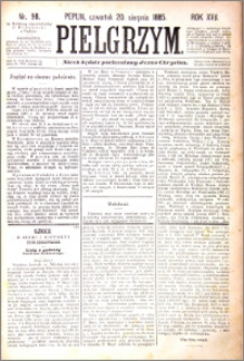 Pielgrzym, pismo religijne dla ludu 1885 nr 98