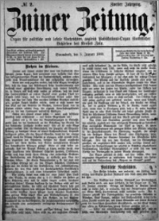 Zniner Zeitung 1889.01.05 R.2 nr 2