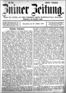 Zniner Zeitung 1889.10.26 R.2 nr 84